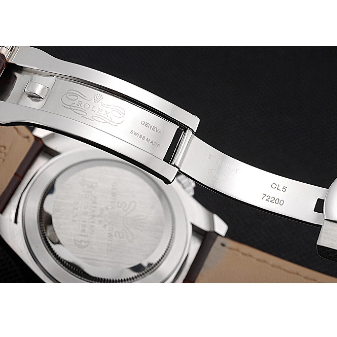 AAA replica watch Racing Case Dial Bracelet Daytona Stainless Leather Rolex Steel 622632 Cosmograph Grey 0621
